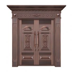 Luxury copper door series銅門-08