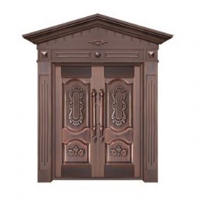 Luxury copper door series銅門-32