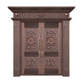 Luxury copper door series銅門-33