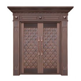 Luxury copper door series銅門-35