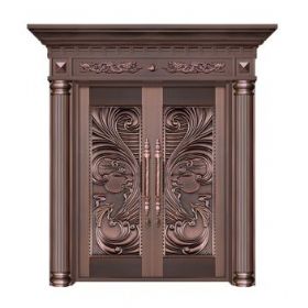 Luxury copper door series銅門-36