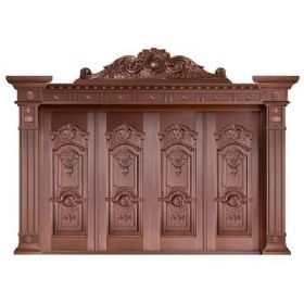 Luxury copper door series銅門-036