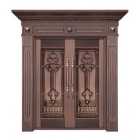 Luxury copper door series銅門-38