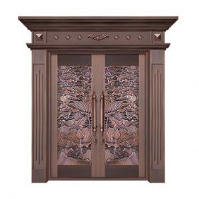 Luxury copper door series銅門-37