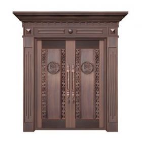 Luxury copper door series銅門-39