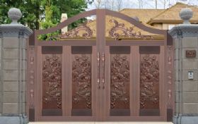 Luxury copper door series銅門-03
