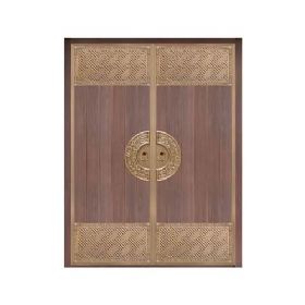 Luxury copper door series銅門-076