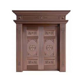 Luxury copper door series銅門-079