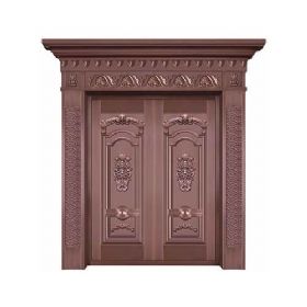 Luxury copper door series銅門-078