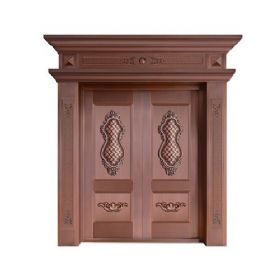 Luxury copper door series銅門-082