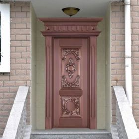 Luxury copper door series銅門-99