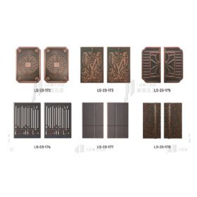 Carved door panels扶手33